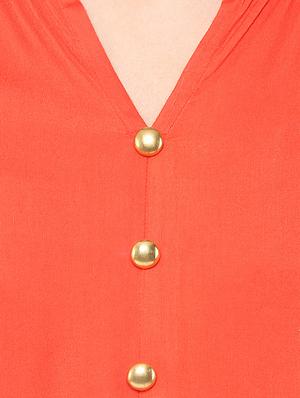 solid a-line kurta - 16918409 - Standard Image - 4