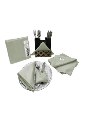 cotton light sage dinner napkins - 16918491 - Standard Image - 2