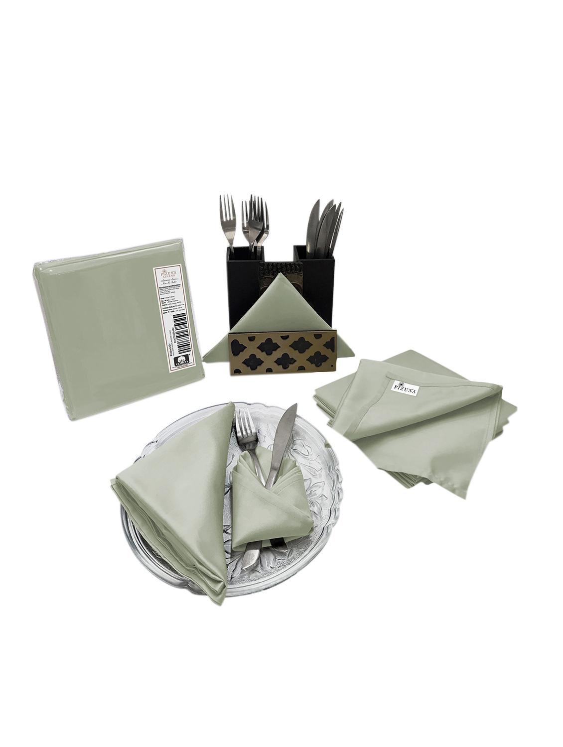 cotton light sage dinner napkins - 16918491 - Zoom Image - 2