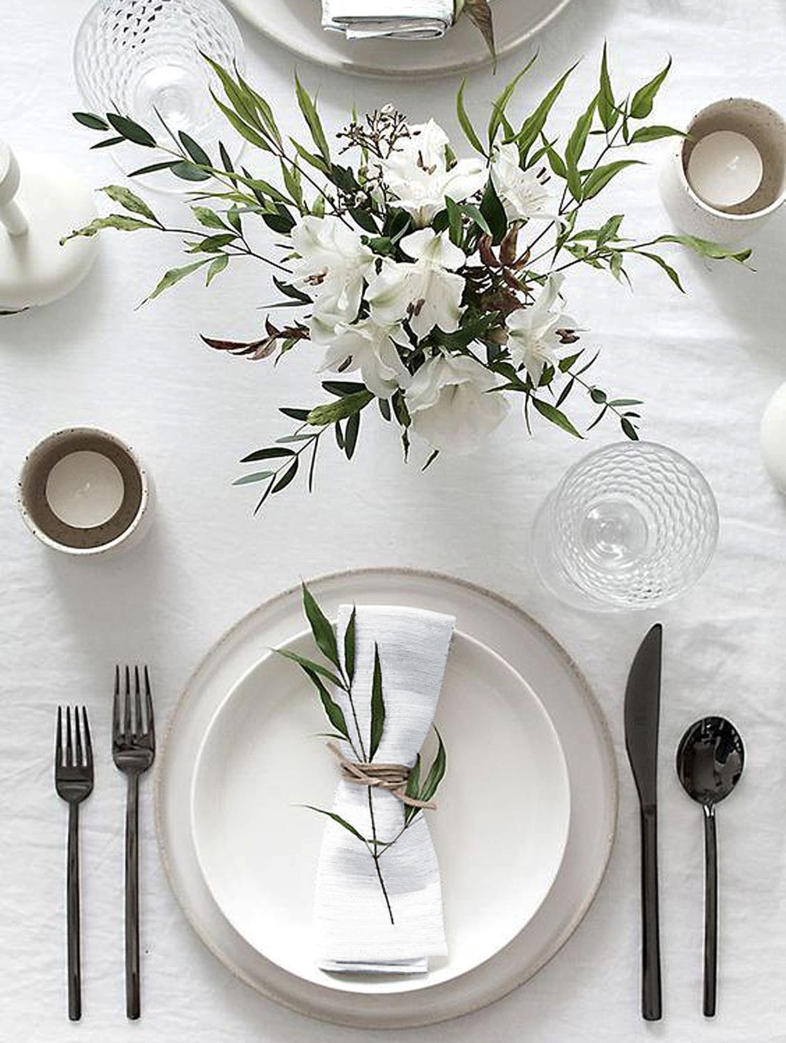 cotton blue stone small dinner napkins - 16918532 - Zoom Image - 4