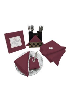 cotton rio red small dinner napkins - 16918544 - Standard Image - 2