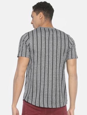 grey striped t-shirt - 16919068 - Standard Image - 3