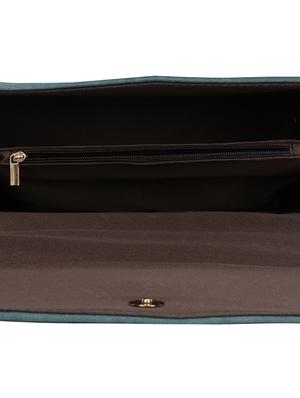 green leatherette (pu) regular sling bag - 16919125 - Standard Image - 3