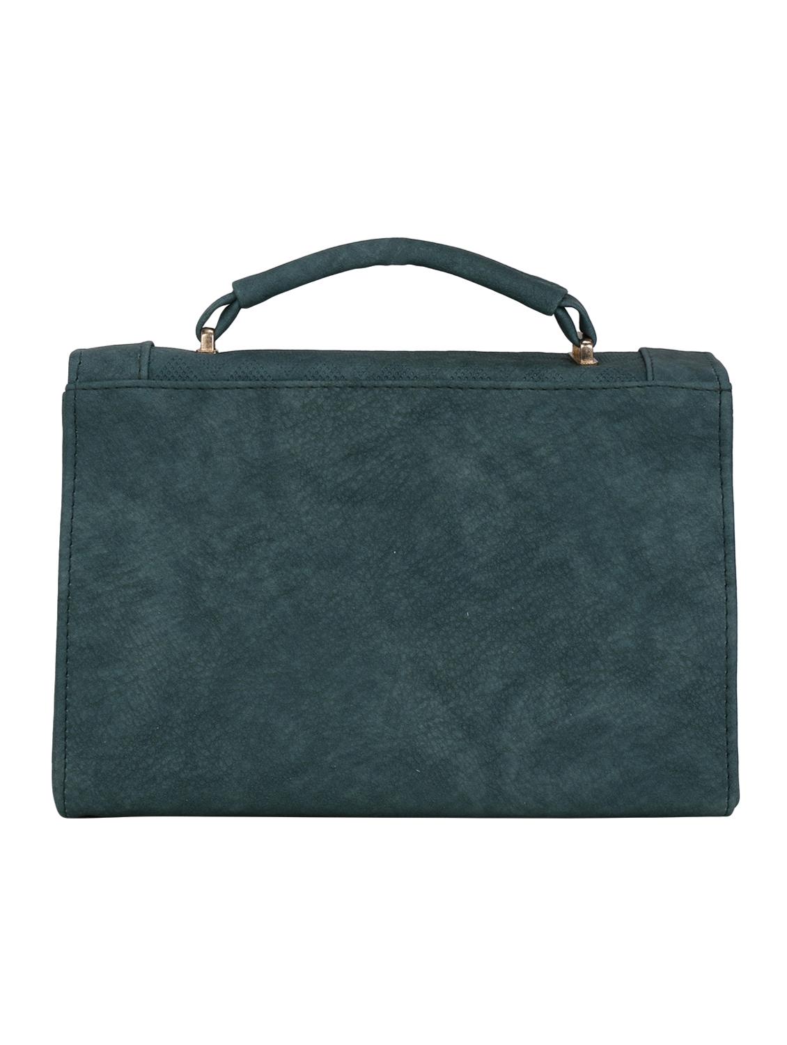 green leatherette (pu) regular sling bag - 16919125 - Zoom Image - 2