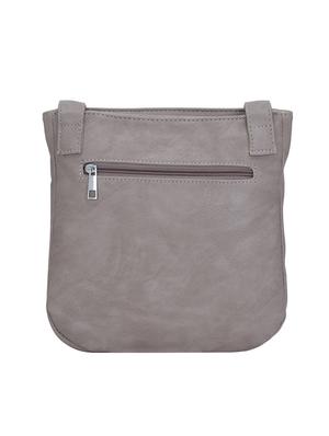 grey leatherette (pu) regular sling bag - 16919127 - Standard Image - 2