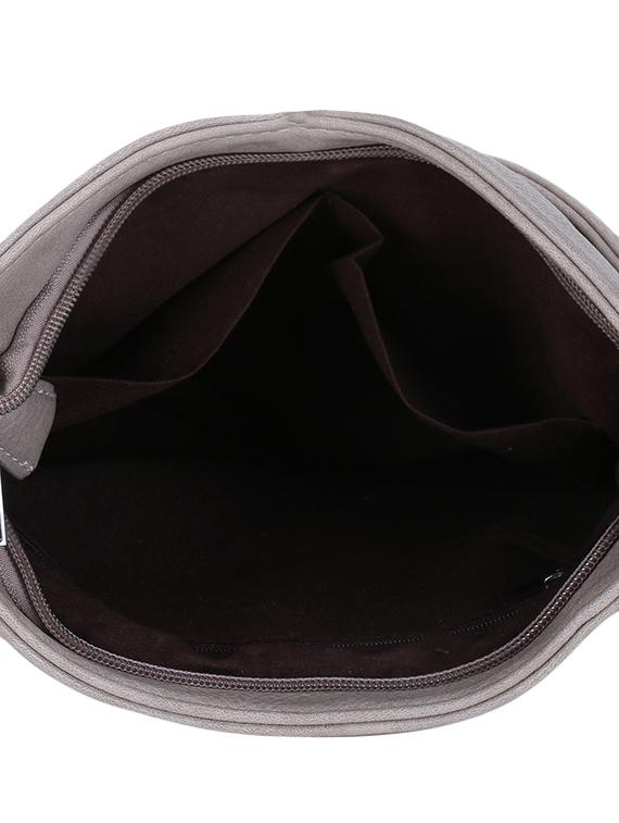 grey leatherette (pu) regular sling bag - 16919127 - Zoom Image - 3