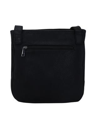 black leatherette (pu) regular sling bag - 16919128 - Standard Image - 2