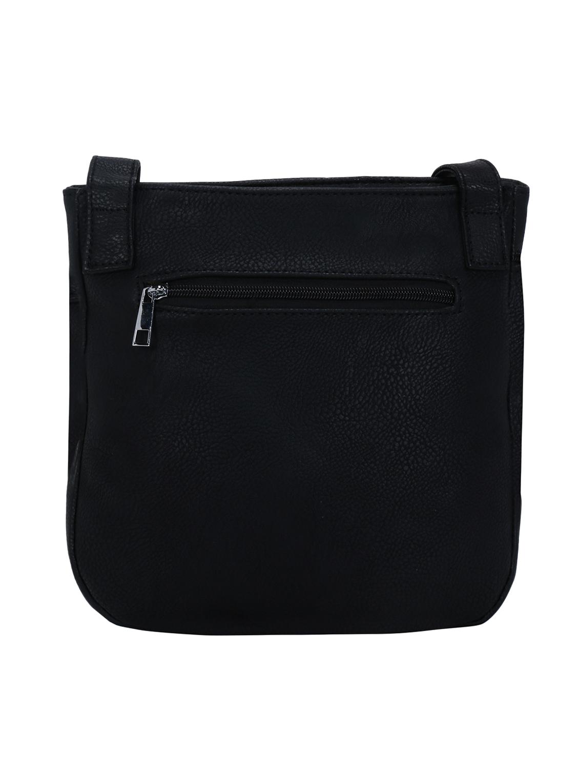 black leatherette (pu) regular sling bag - 16919128 - Zoom Image - 2