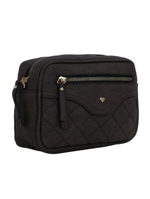 brown leatherette (pu) regular sling bag - 16919143 - Standard Image - 4