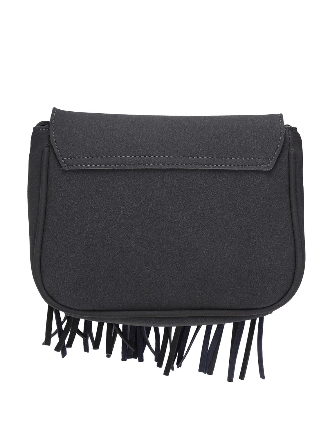 grey leatherette (pu) regular sling bag - 16919151 - Zoom Image - 2