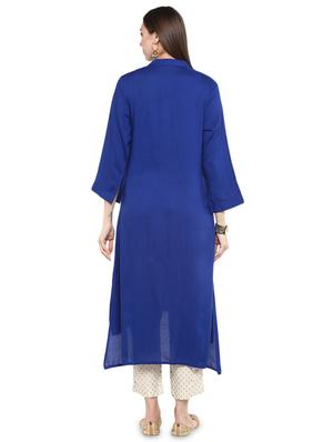 solid kurta pant set - 16919889 - Standard Image - 2