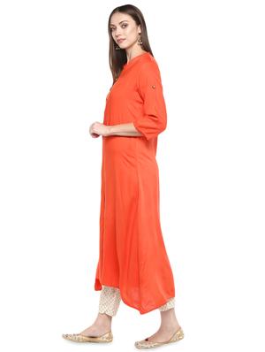 solid kurta pant set - 16919891 - Standard Image - 2