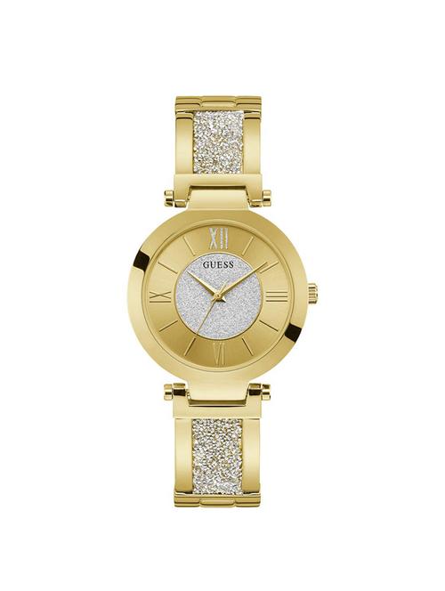 guess aurora champagne silver watch for women-w1288l2 - 16920372 - Very Small Image - 1