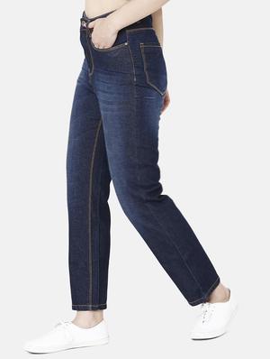 high rise stone washed jeans - 16920551 - Standard Image - 2