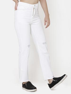 high rise distressed jeans - 16920554 - Standard Image - 2
