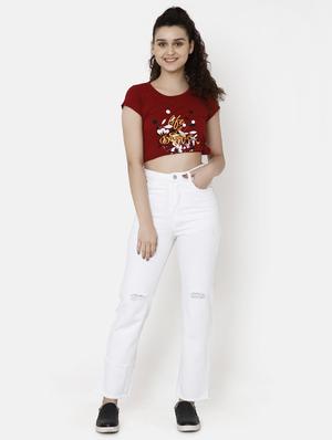 high rise distressed jeans - 16920554 - Standard Image - 4