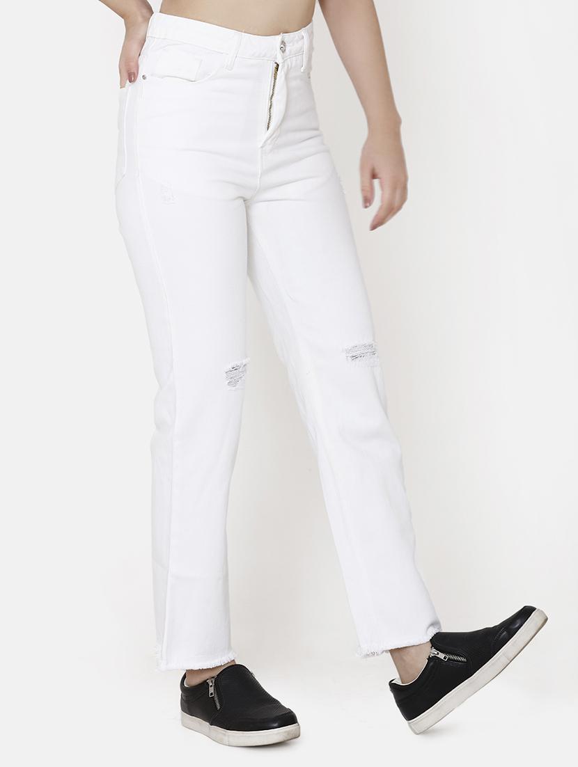 high rise distressed jeans - 16920554 - Zoom Image - 2