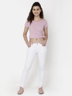 mid rise solid jeans - 16920556 - Standard Image - 4