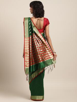 self design kasavu saree with blouse - 16920691 - Standard Image - 2