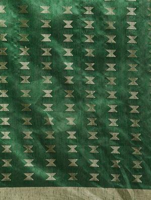 self design kasavu saree with blouse - 16920691 - Standard Image - 5