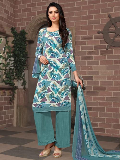 palazzo unstitched suit - 16920789 - Standard Image - 1