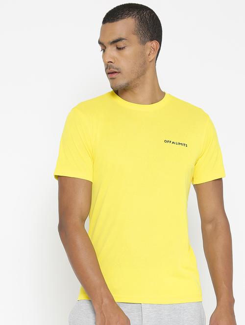 yellow solid t-shirt - 16920869 - Standard Image - 1