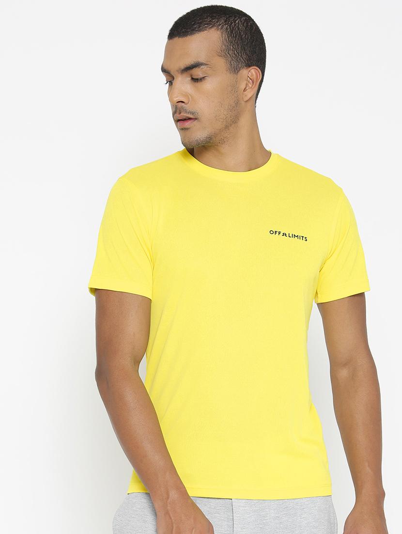 yellow solid t-shirt - 16920869 - Zoom Image - 1