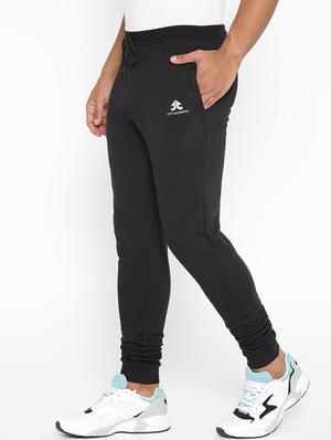 black solid joggers - 16920872 - Standard Image - 2