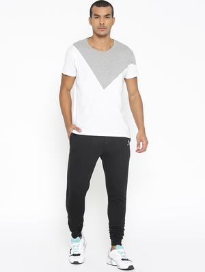 black solid joggers - 16920872 - Standard Image - 4
