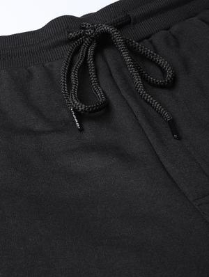 black solid joggers - 16920872 - Standard Image - 5