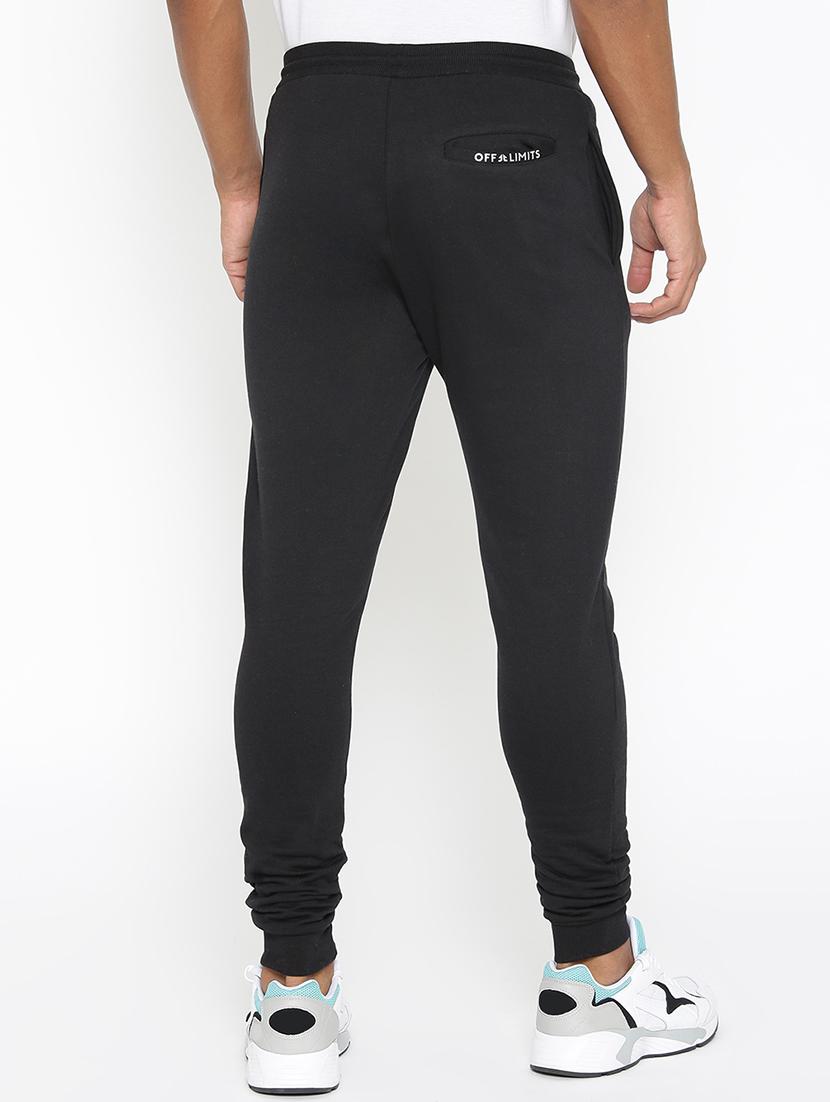 black solid joggers - 16920872 - Zoom Image - 3