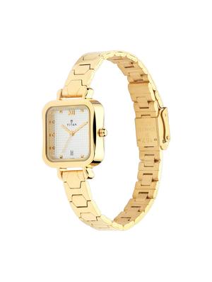 titan karishma analog champagne dial women's watch-2626ym01 - 16921012 - Standard Image - 3