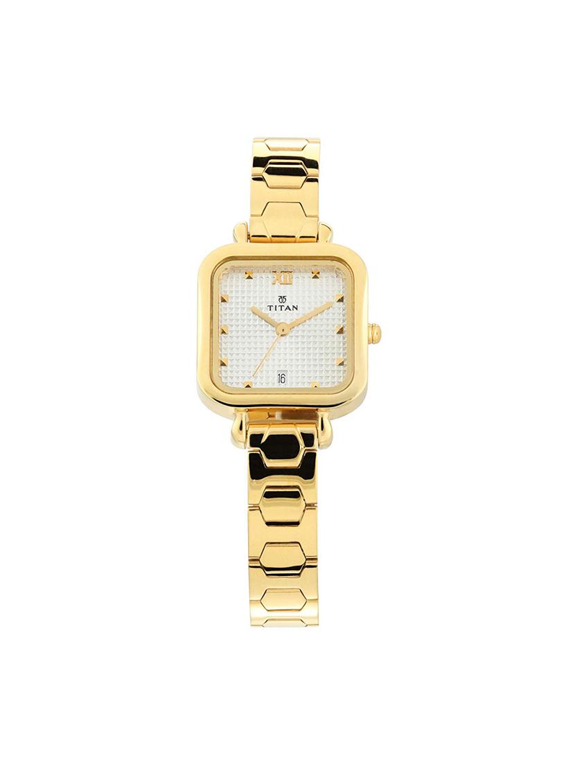 titan karishma analog champagne dial women's watch-2626ym01 - 16921012 - Zoom Image - 2