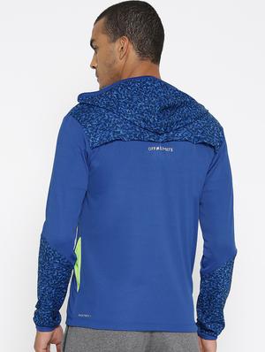 blue camouflage print casual jacket - 16921091 - Standard Image - 3