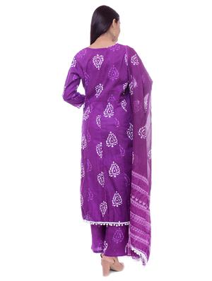 printed kurta palazzo set - 16921187 - Standard Image - 3