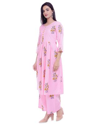 floral kurta palazzo set - 16921194 - Standard Image - 2
