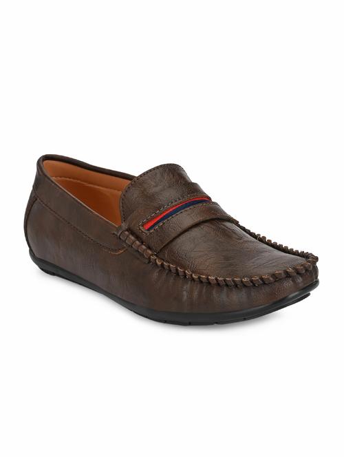 brown slip on loafers - 16921415 - Standard Image - 1