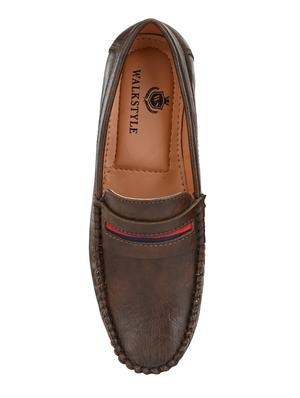brown slip on loafers - 16921415 - Standard Image - 4