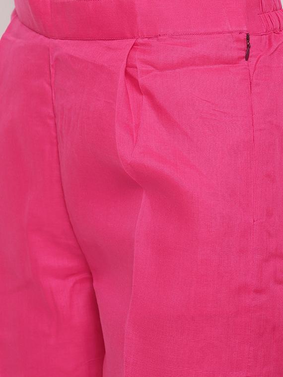 chikankari straight pants unstitched suit - 16922275 - Zoom Image - 4