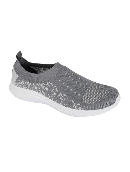 grey slip on sports shoes - 16923073 - Standard Image - 1