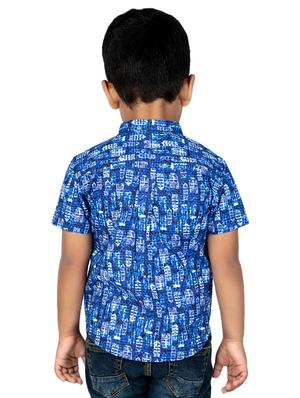 blue cotton shirt - 16923614 - Standard Image - 3