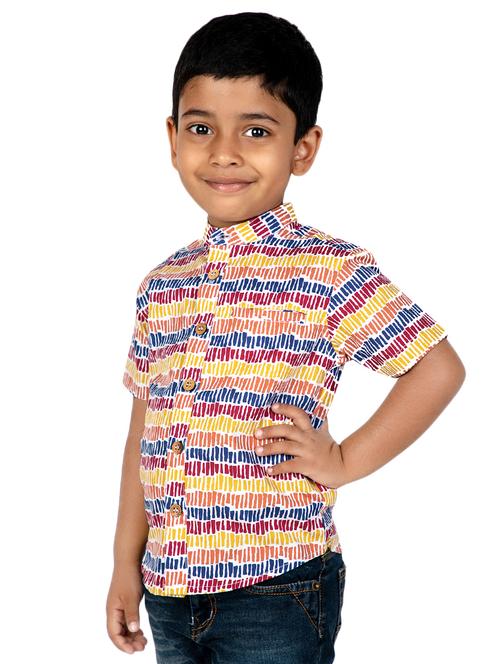 multi colored cotton shirt - 16923615 - Standard Image - 1