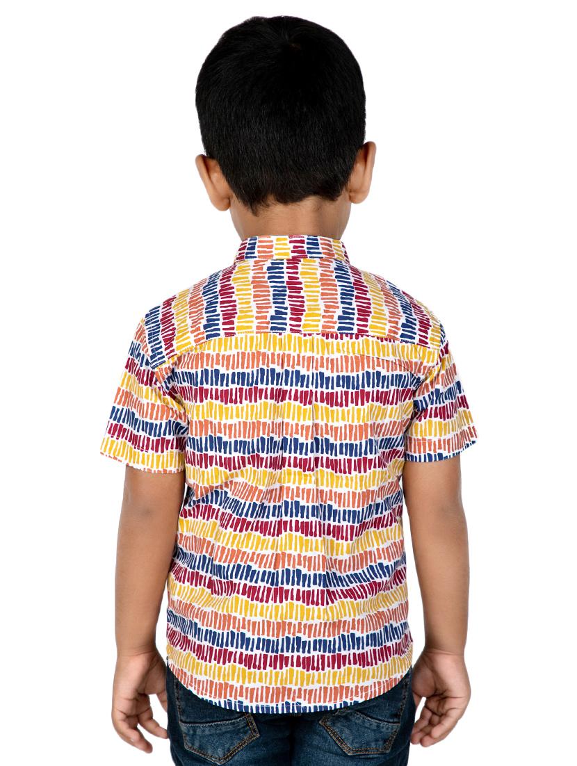 multi colored cotton shirt - 16923615 - Zoom Image - 2