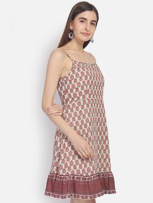 cami neck floral flared dress - 16923760 - Standard Image - 2