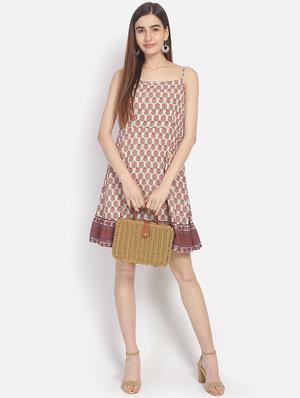 cami neck floral flared dress - 16923760 - Standard Image - 4
