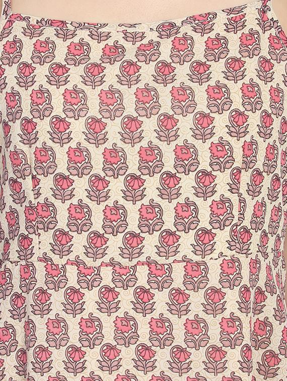 cami neck floral flared dress - 16923760 - Zoom Image - 5