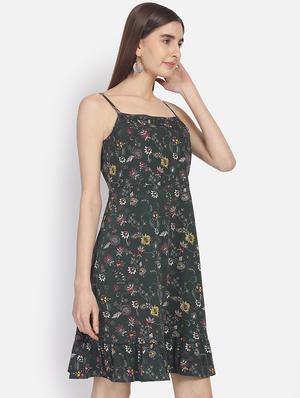 cami neck floral flared dress - 16923762 - Standard Image - 2