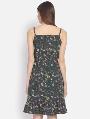 cami neck floral flared dress - 16923762 - Standard Image - 3
