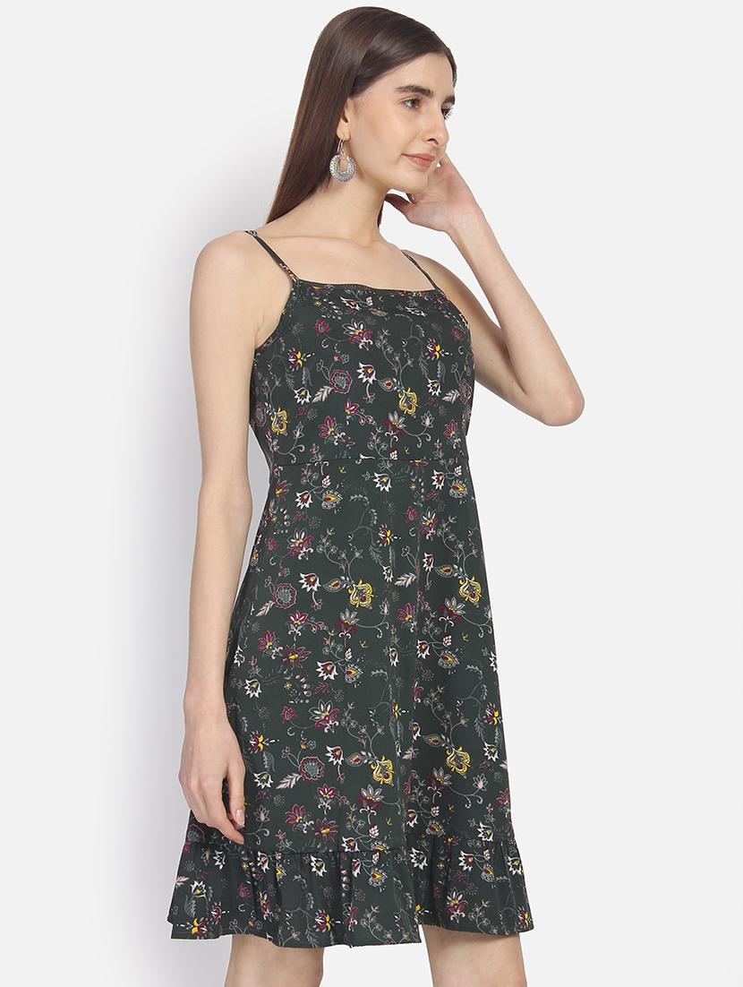 cami neck floral flared dress - 16923762 - Zoom Image - 2