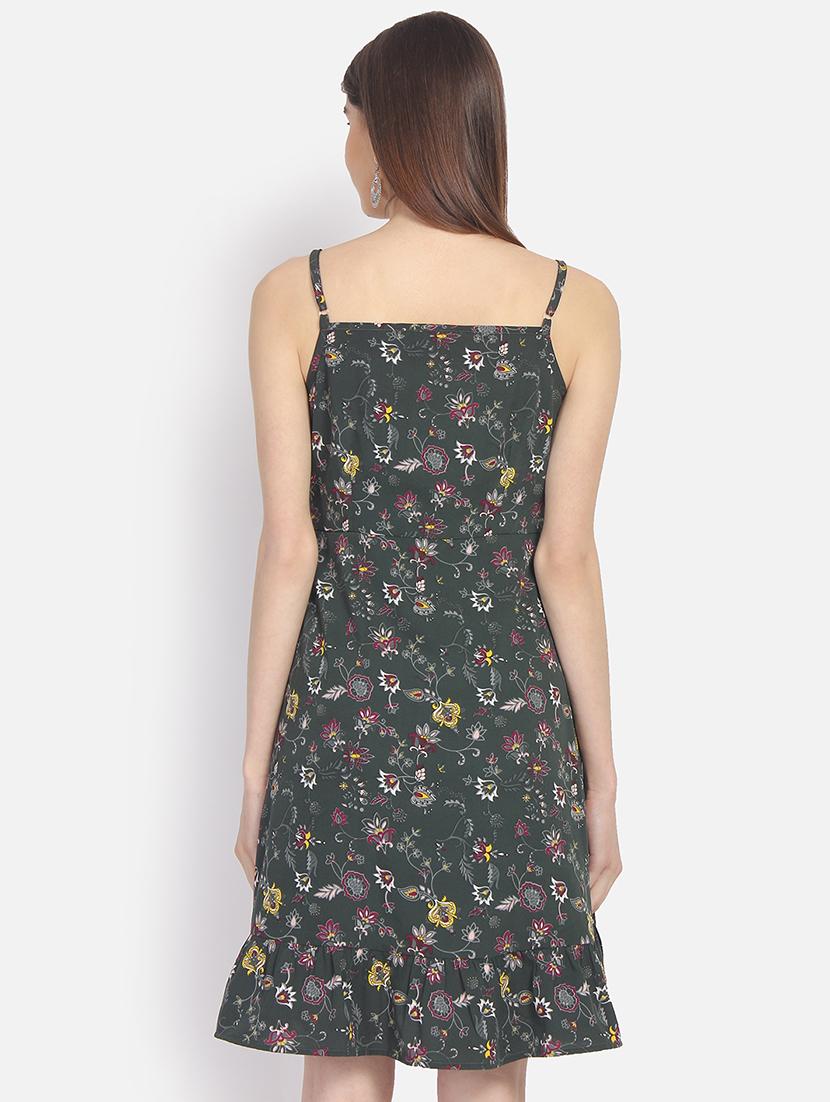cami neck floral flared dress - 16923762 - Zoom Image - 3